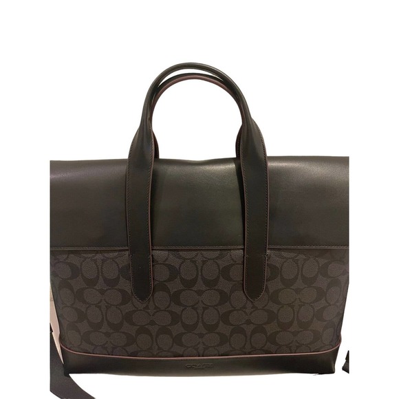 NWT Coach Hamilton Portfolio Shadow Brief In Signature Canvas 4190 MSRP $450 - Picture 4 of 15